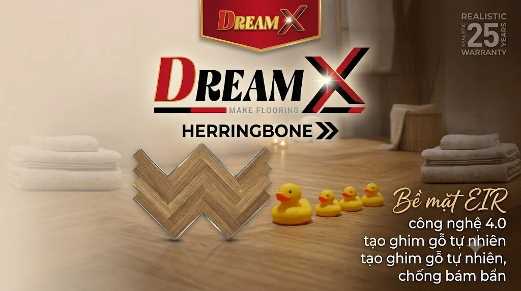 Sàn gỗ xương cá Dream X