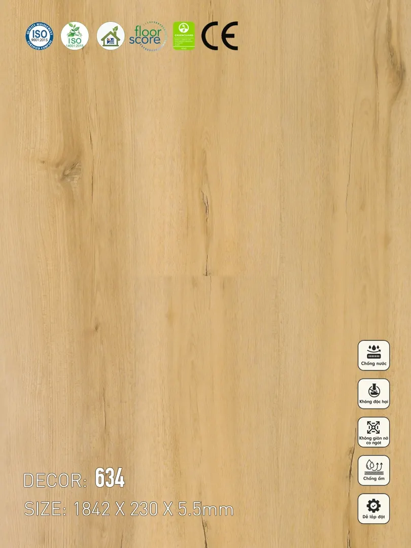 634 Sàn nhựa Vina Spc 5.5mm