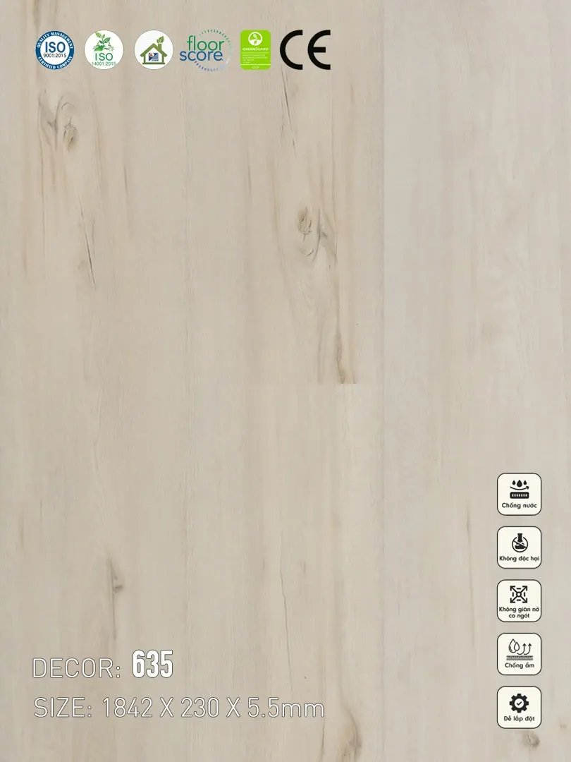 635 Sàn nhựa Vina Spc 5.5mm