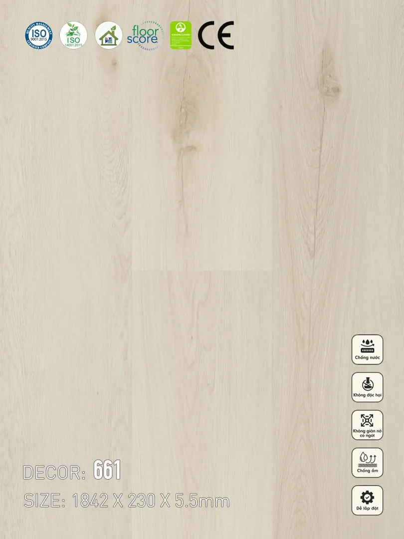 661 Sàn nhựa Vina Spc 5.5mm