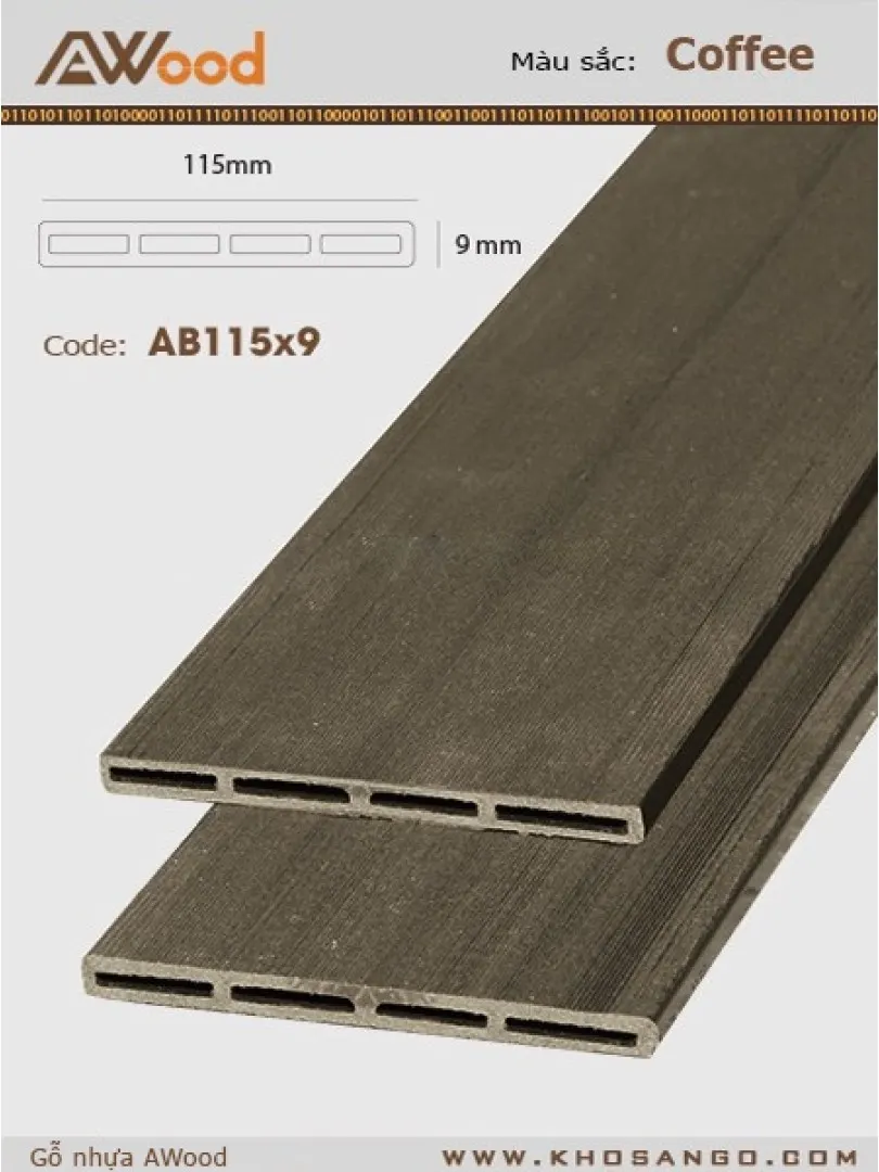 AWood AB115x9 Coffee