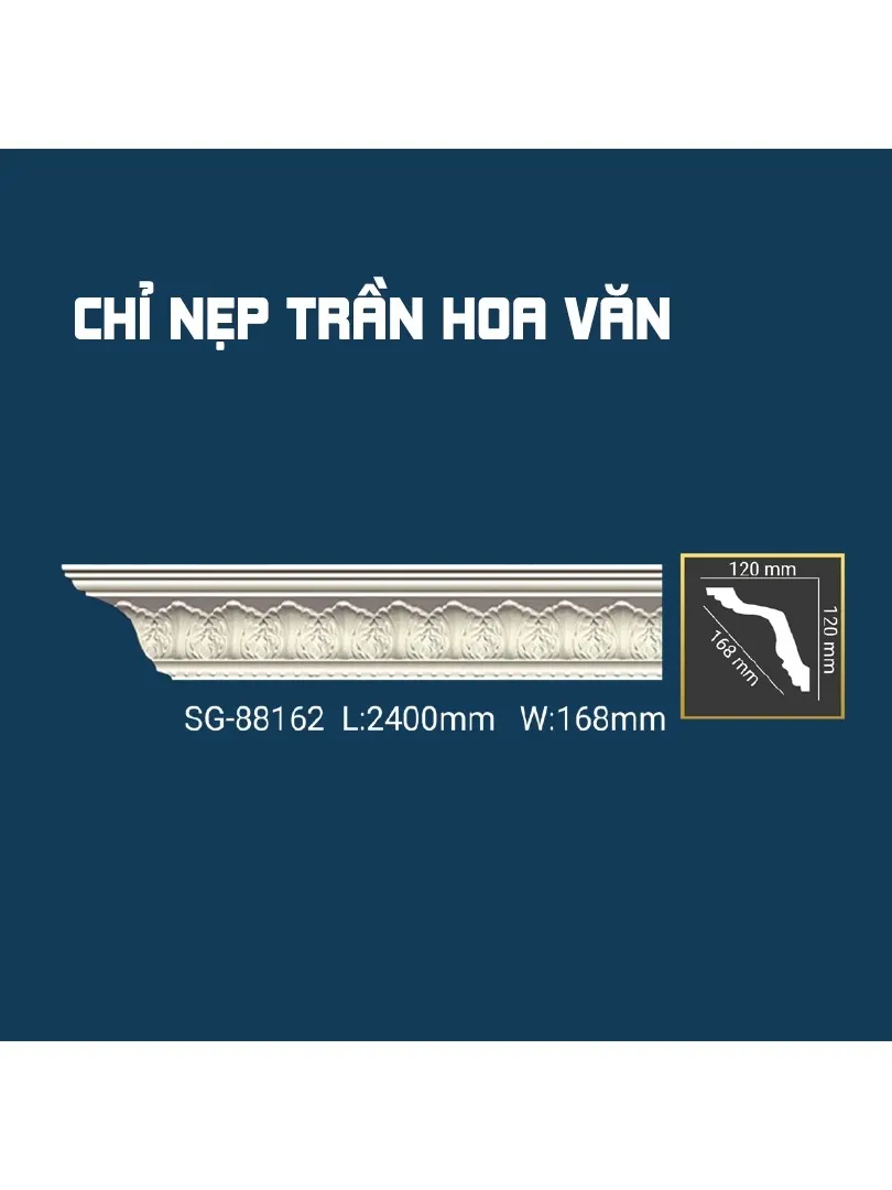 Chỉ Nẹp Trần Hoa Văn SG-88162