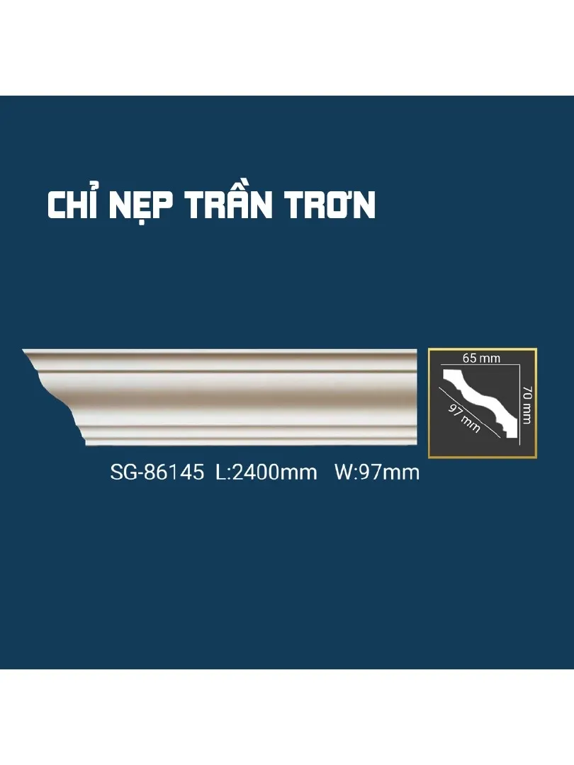 Chỉ Nẹp Trần Trơn SG-86091