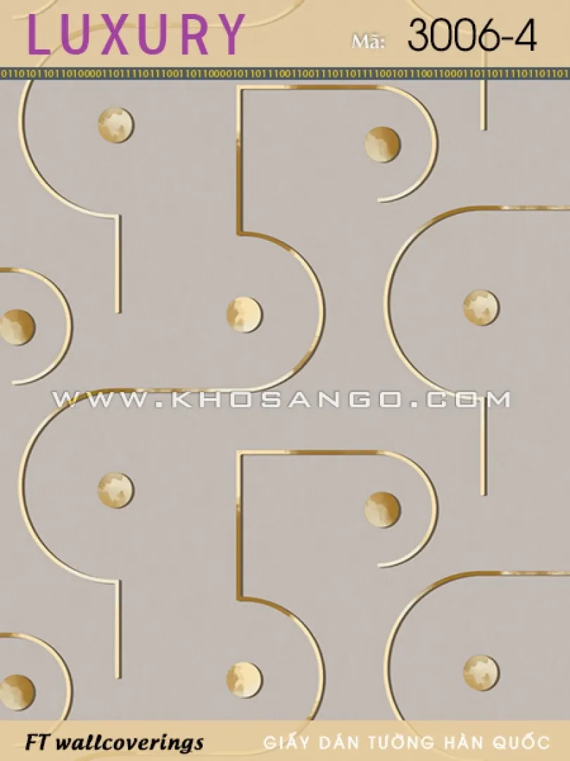 Giấy Dán Tường Luxury 3006-4