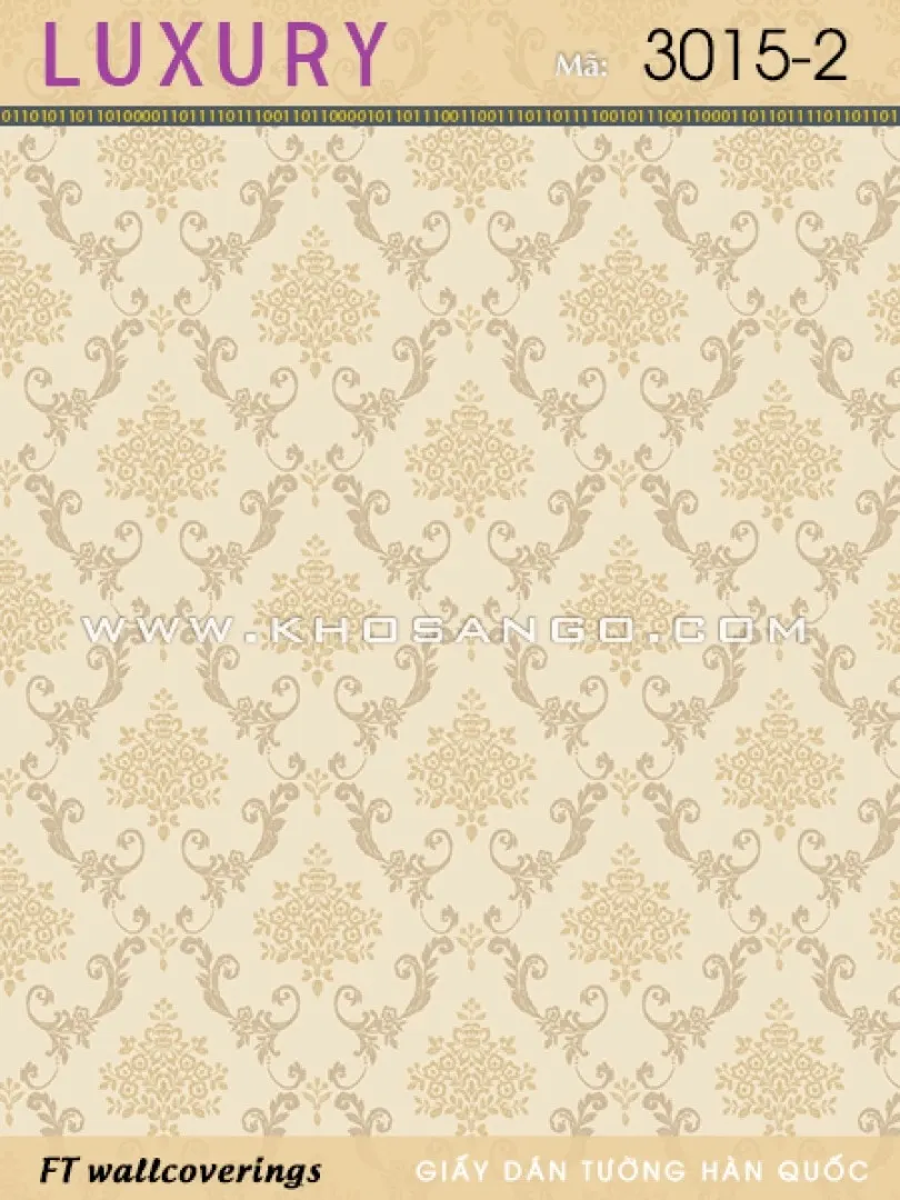Giấy Dán Tường Luxury 3015-2