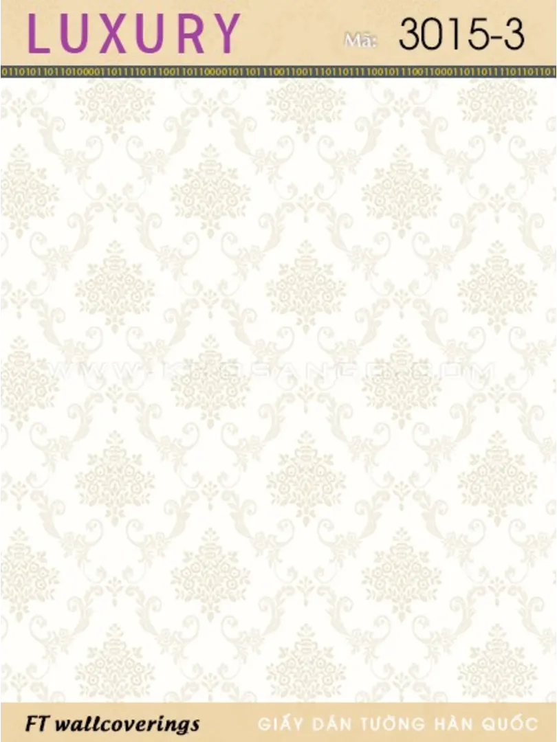 Giấy Dán Tường Luxury 3015-3