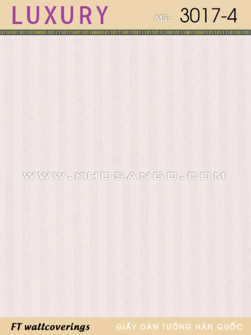 Giấy Dán Tường Luxury 3017-4