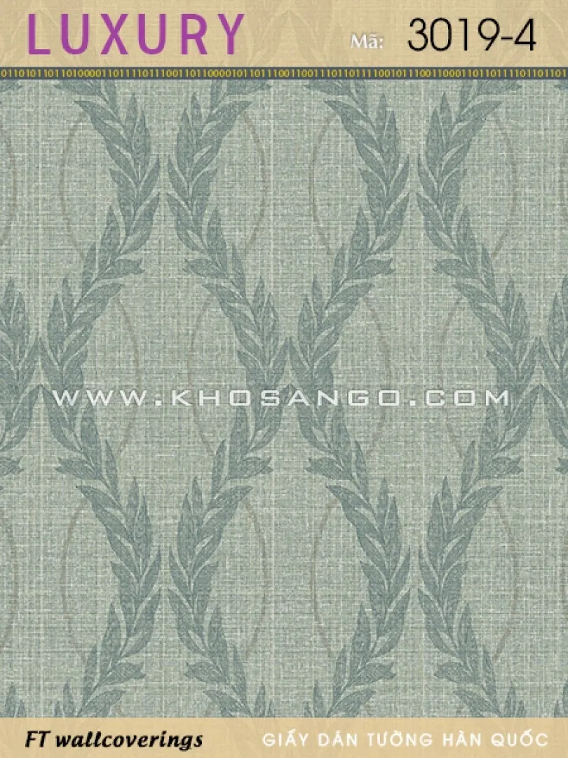 Giấy Dán Tường Luxury 3019-4