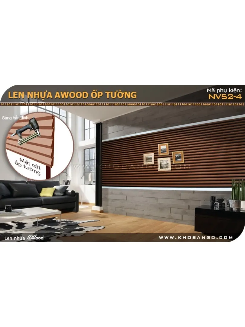 Gỗ ốp tường Awood NV52-4
