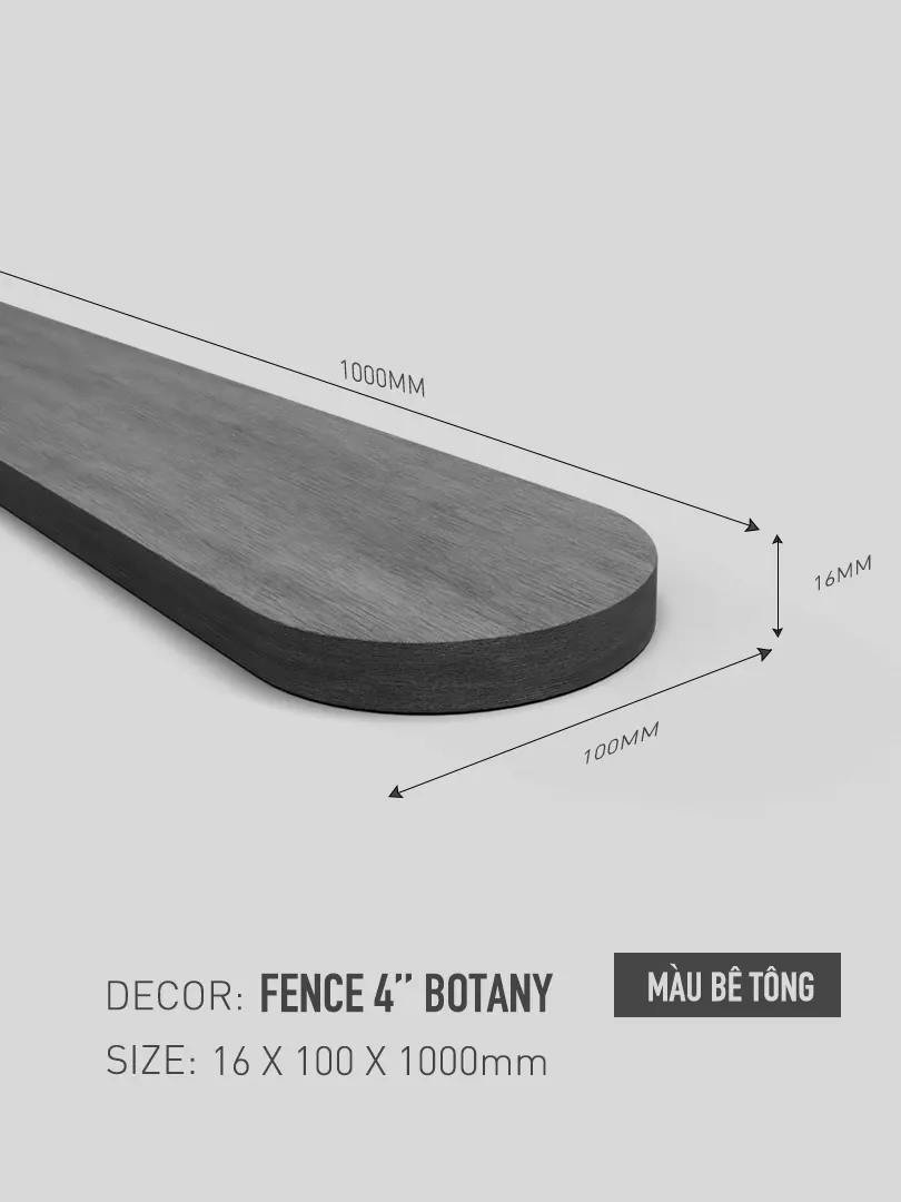 Hàng Rào Conwood Fence 4'' Botany - 1m