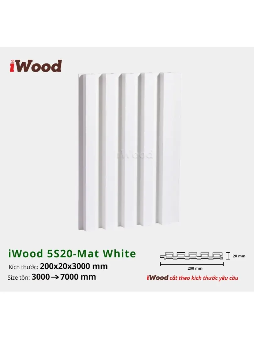 iWood 5S20-Mat White