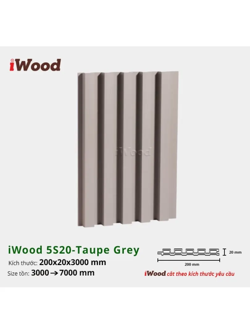 iWood 5S20-Taupe Grey