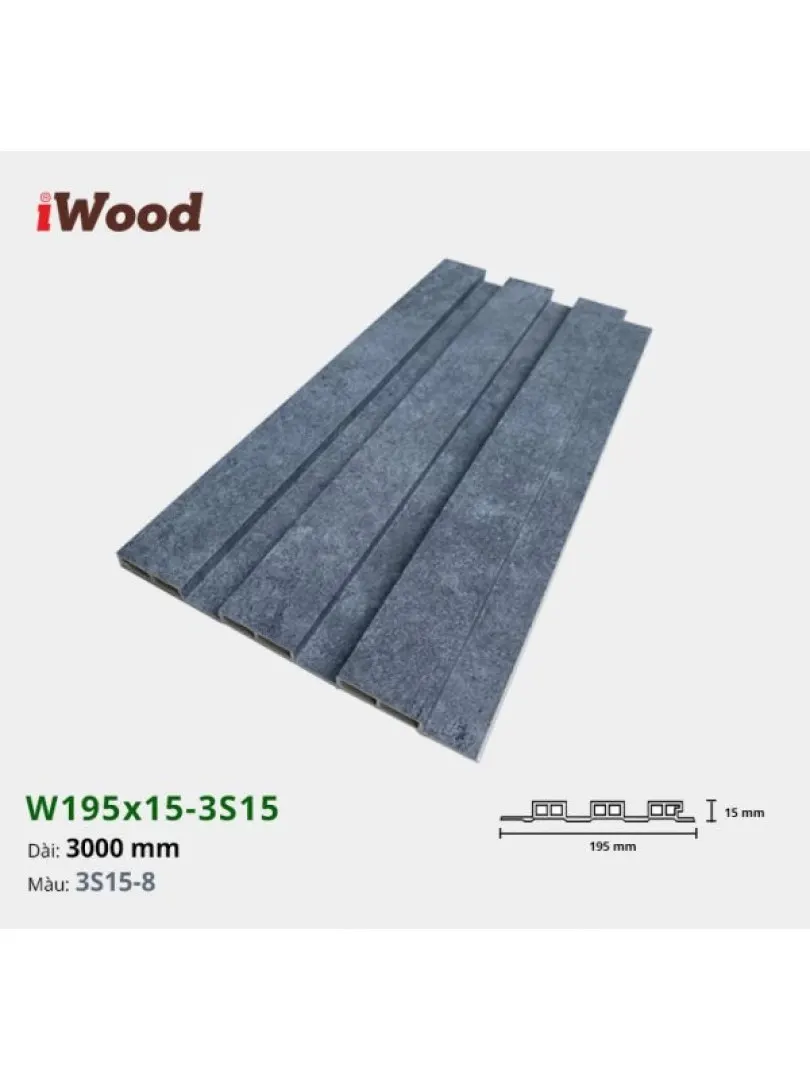 iWood W195x15-3S15-8
