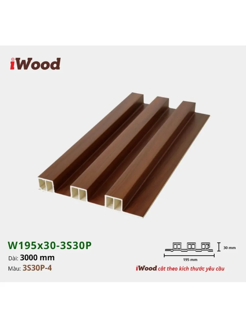 iWood W195x30-3S30P-4