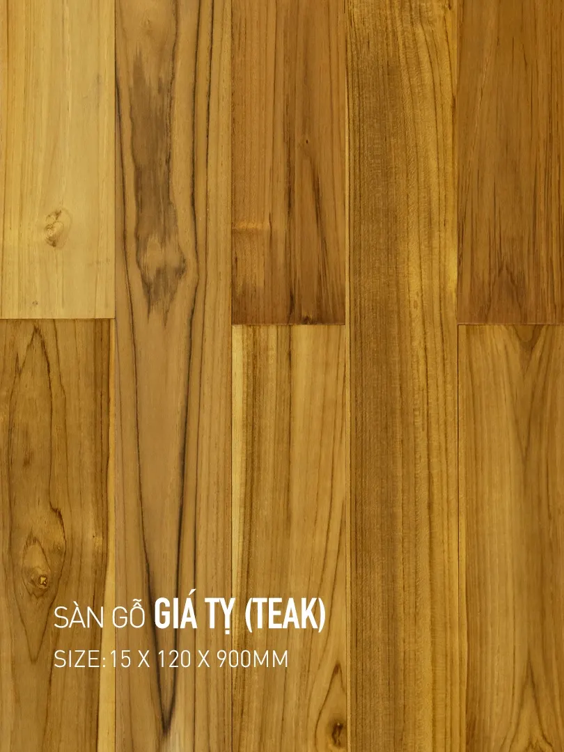 Sàn gỗ Giá tỵ-Teak 120x900mm