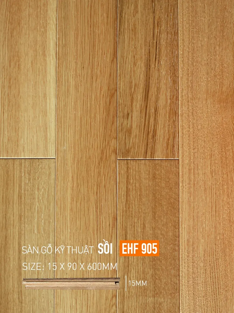 Sàn Gỗ Horme Engineered Sồi EHF905 -90mm