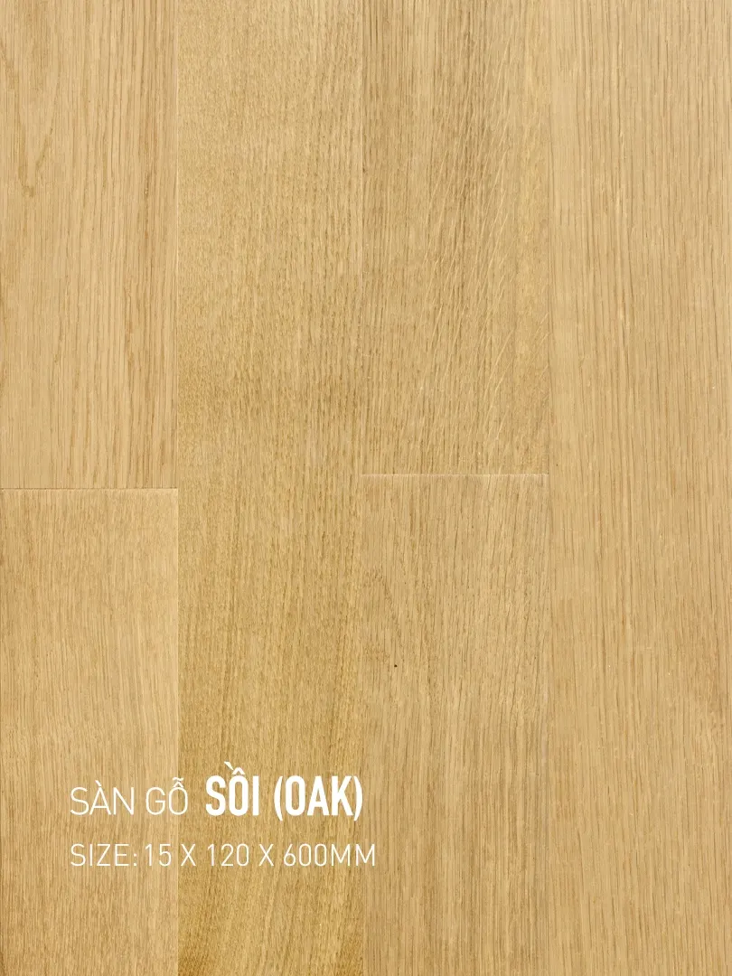 Sàn gỗ Sồi 120x600mm