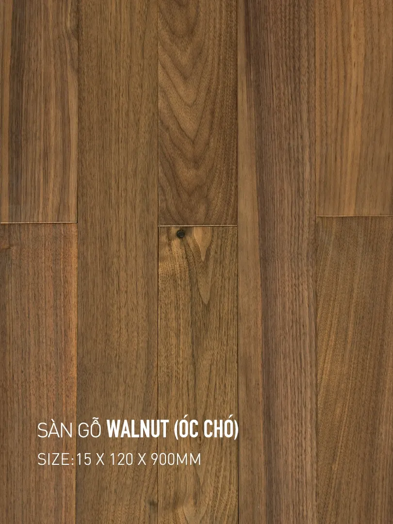 Sàn gỗ Walnut 120x900mm
