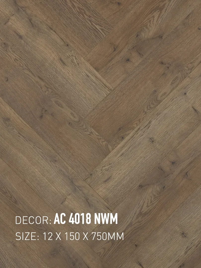 Sàn Gỗ Xương Cá Gạch Gỗ AC 4018 NWM