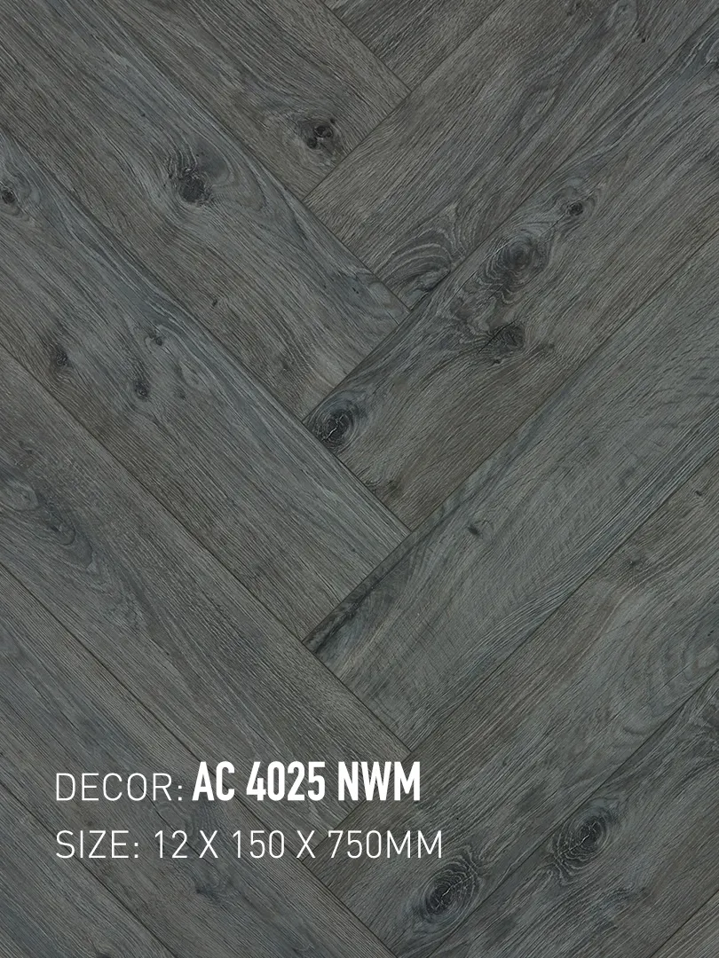 Sàn Gỗ Xương Cá Gạch Gỗ AC 4025 NWM