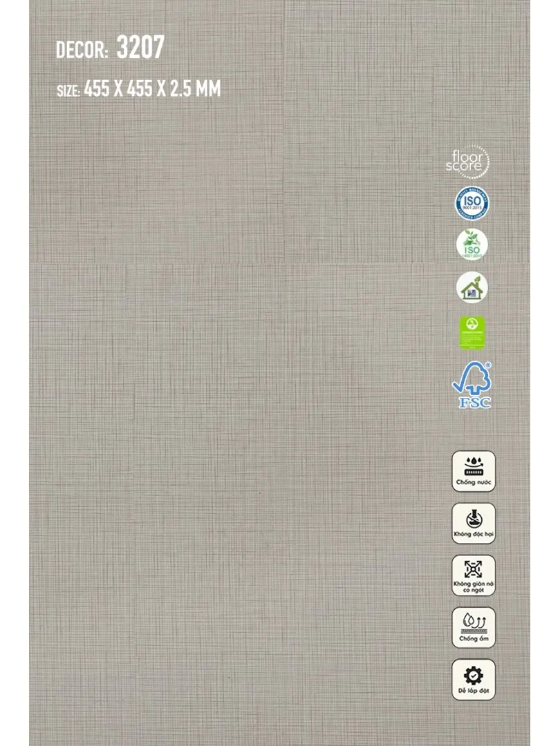 Sàn Nhựa Galaxy Vân Thảm 3207