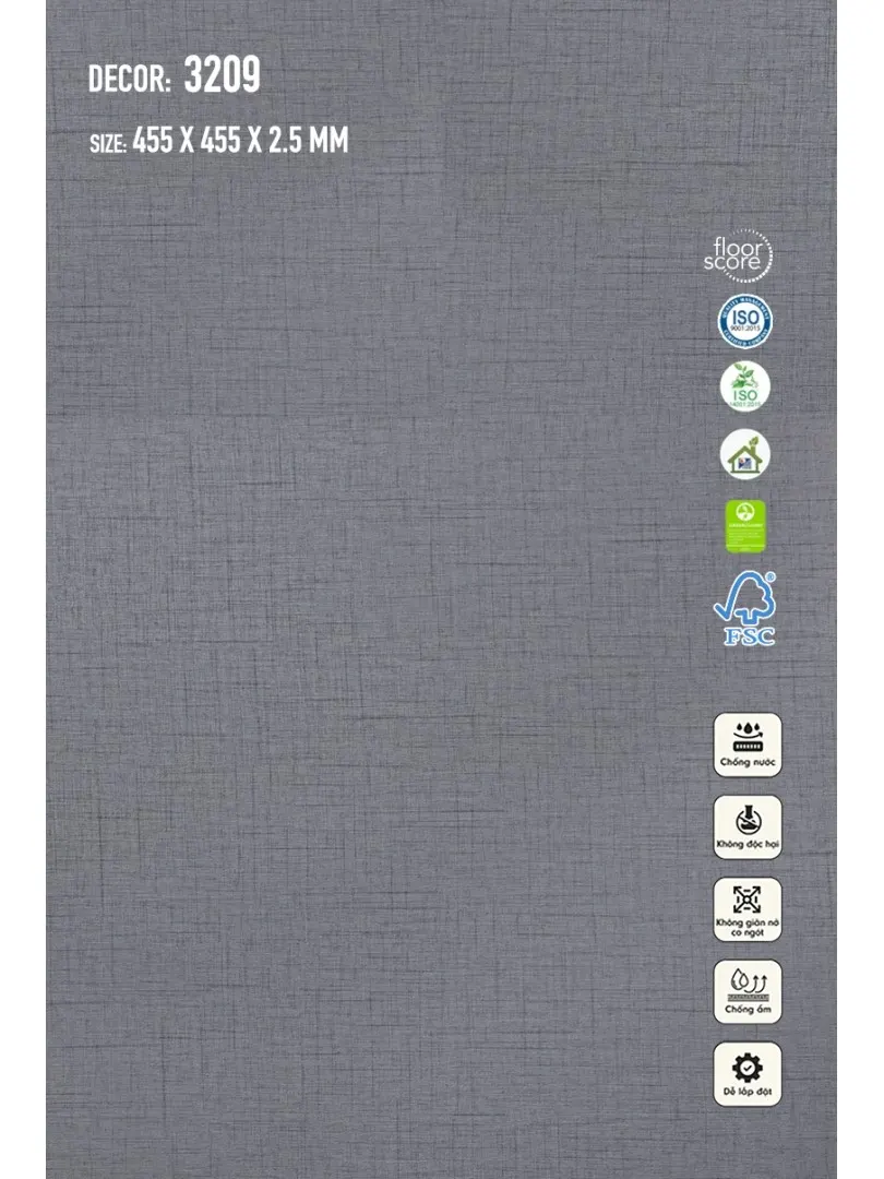 Sàn Nhựa Galaxy Vân Thảm 3209