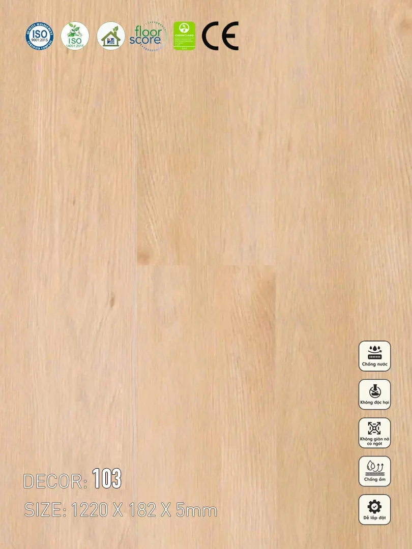 Sàn nhựa VinapoLy 5mm V103