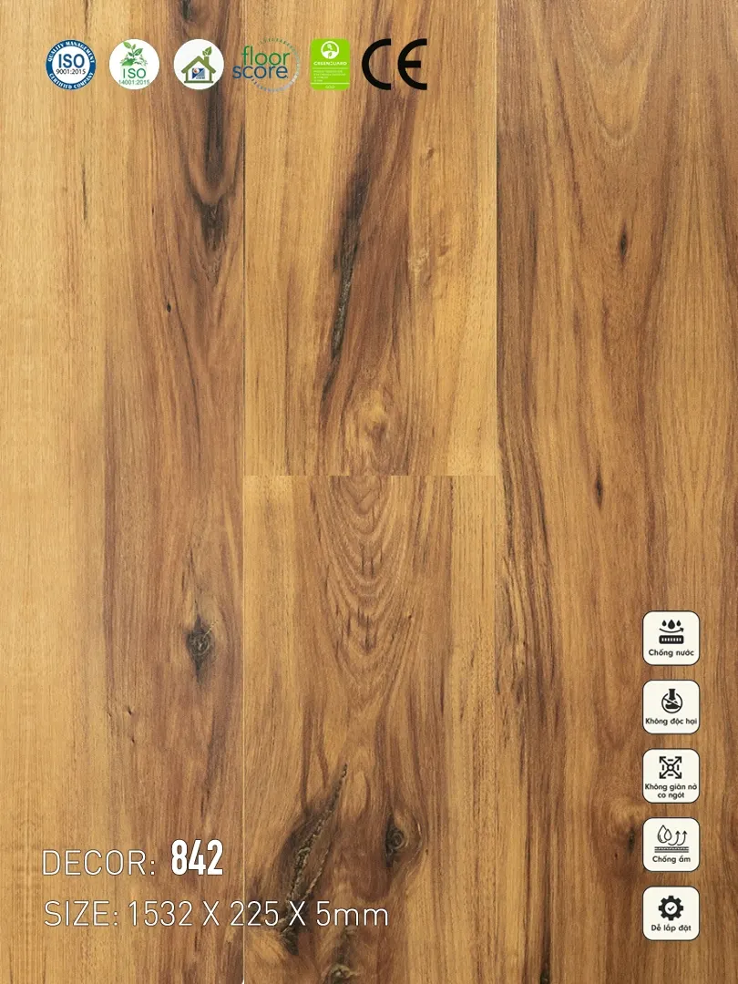 Sàn nhựa Vinapoly 5mm V842
