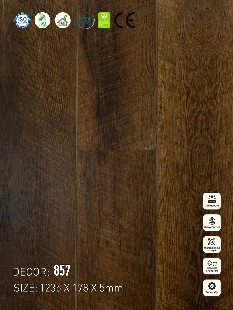 Sàn nhựa VinapoLy 5mm V857