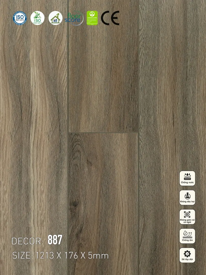 Sàn nhựa VinapoLy 5mm V887