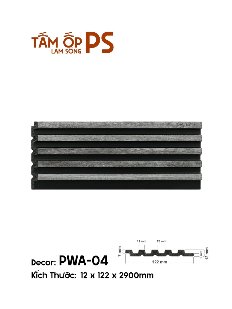 Tấm Ốp Lam Sóng PS PWA-04