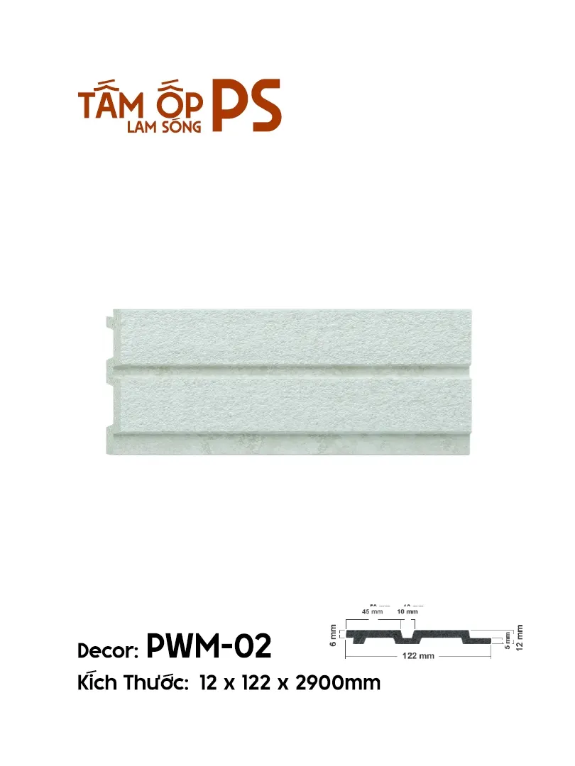 Tấm Ốp Lam Sóng PS PWM-02
