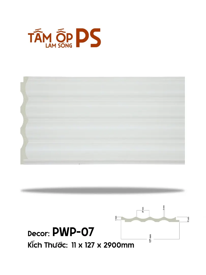 Tấm Ốp Lam Sóng PS PWP-07