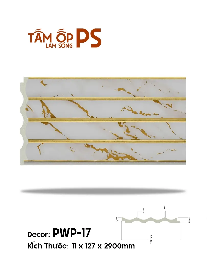 Tấm Ốp Lam Sóng PS PWP-17