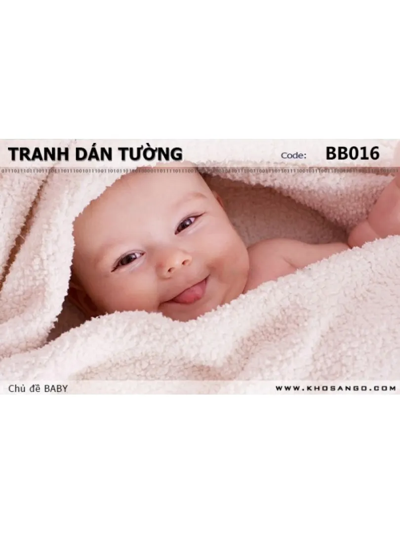 Tranh dán tường BABY BB016