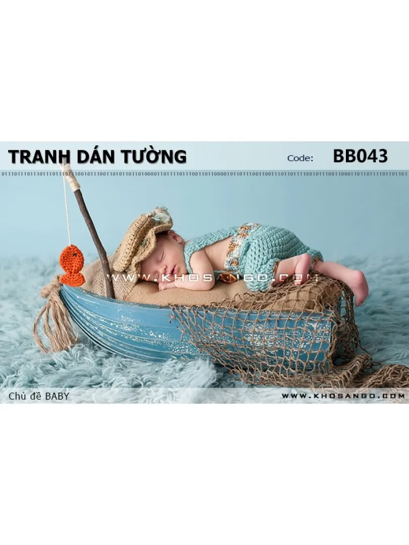Tranh dán tường BABY BB043