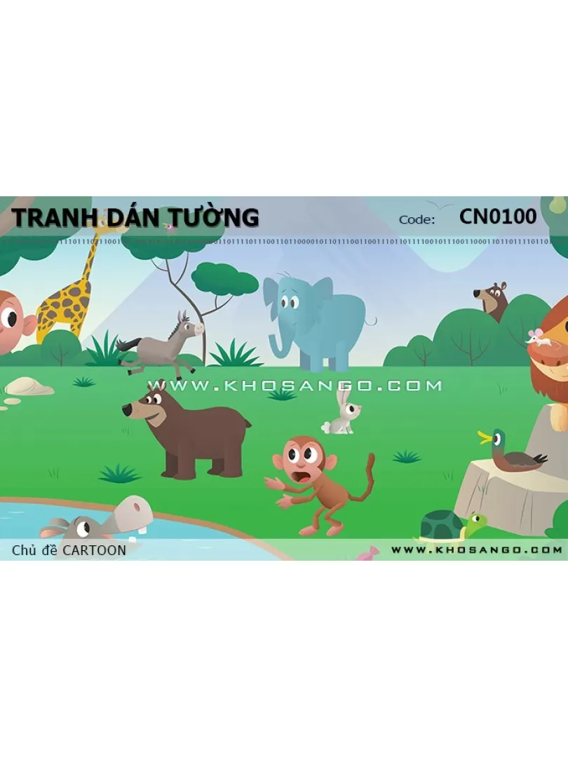 Tranh dán tường CARTOON CN0100
