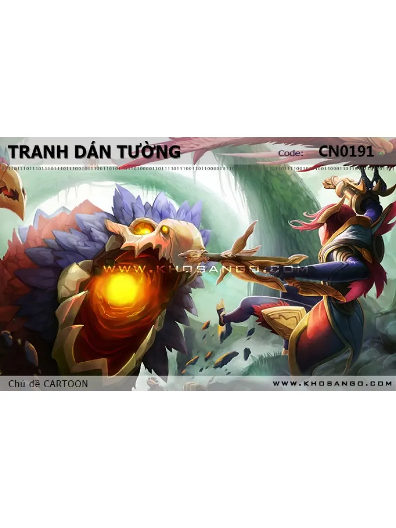Tranh dán tường CARTOON CN0191