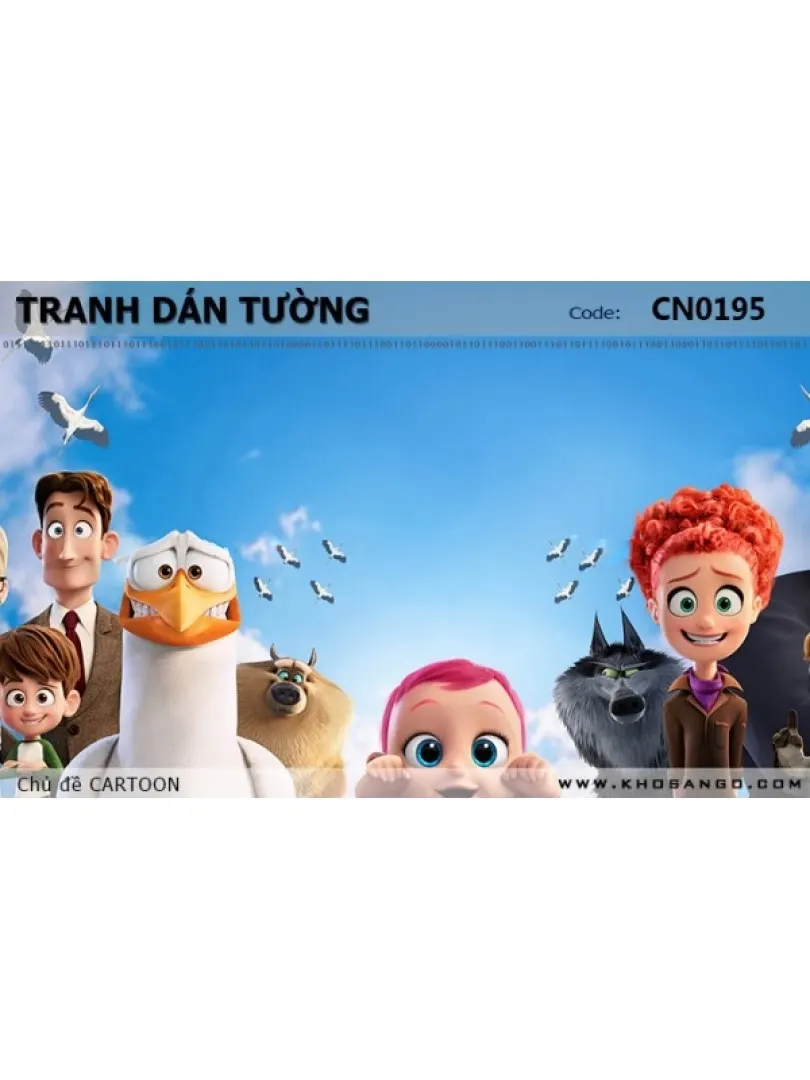 Tranh dán tường CARTOON CN0195