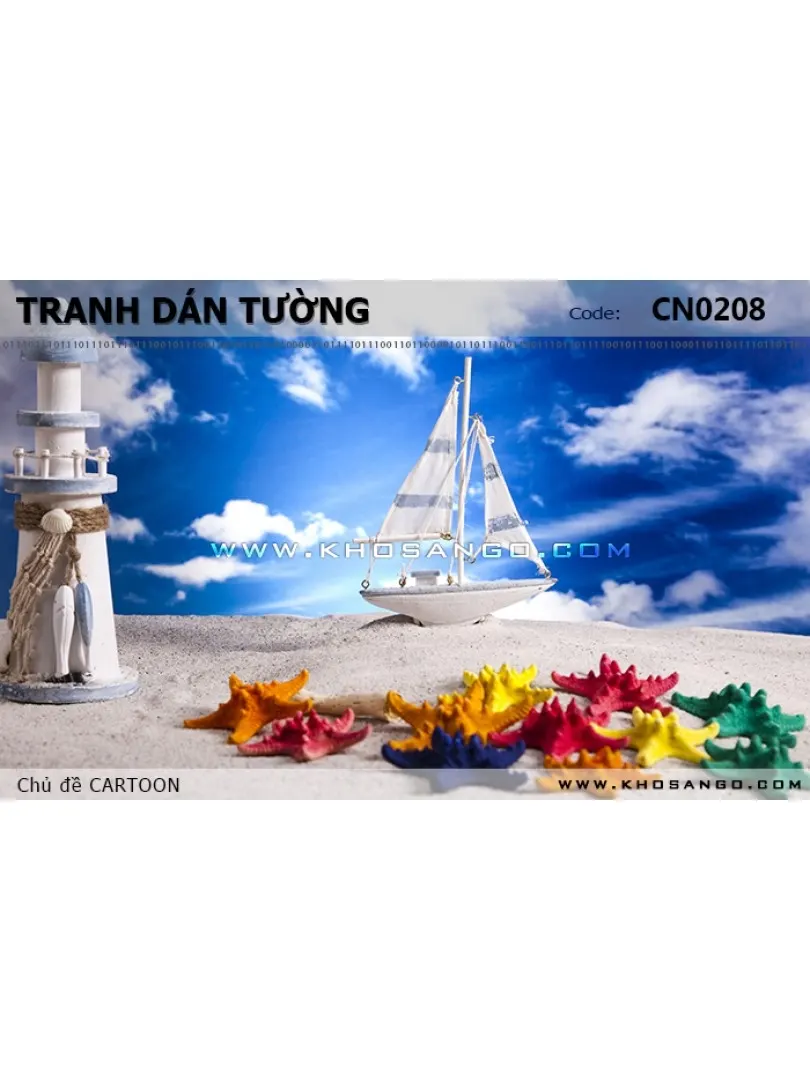 Tranh dán tường CARTOON CN0208