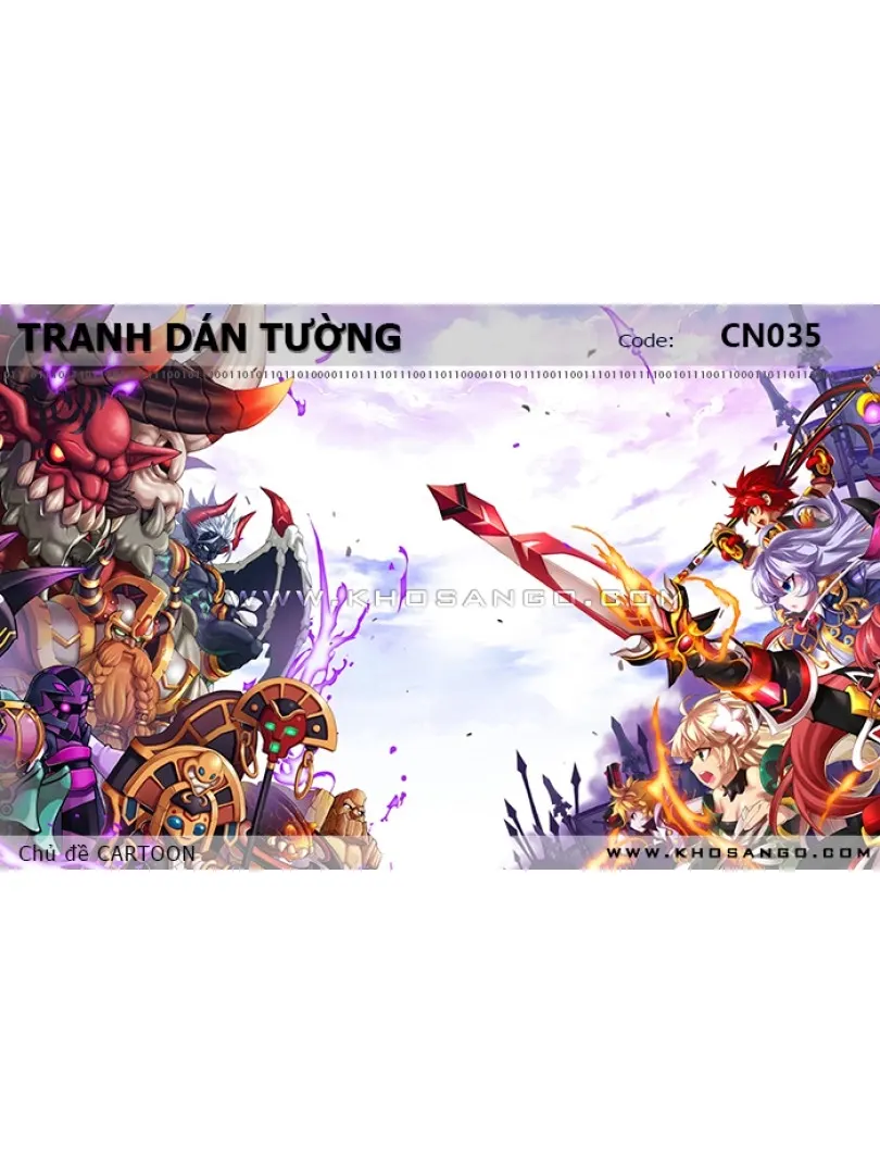 Tranh dán tường CARTOON CN035