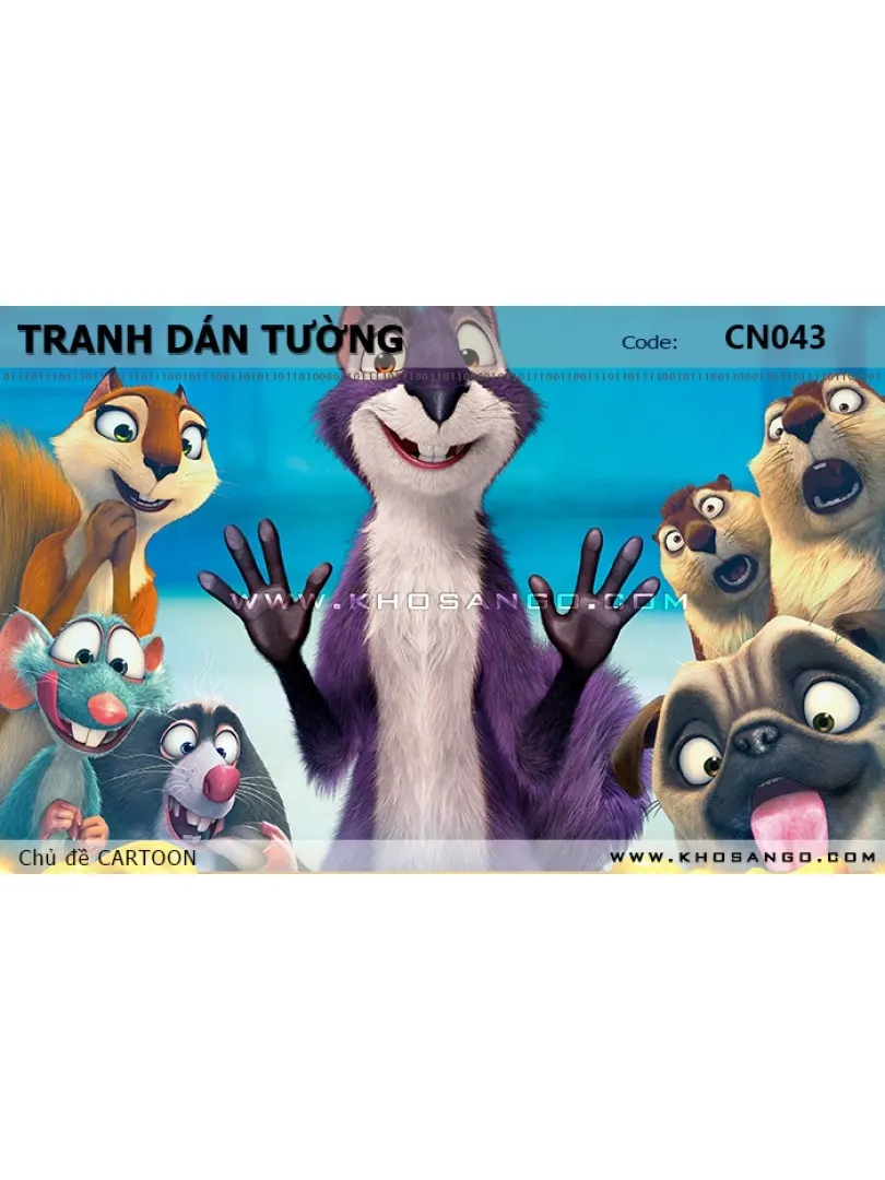 Tranh dán tường CARTOON CN043
