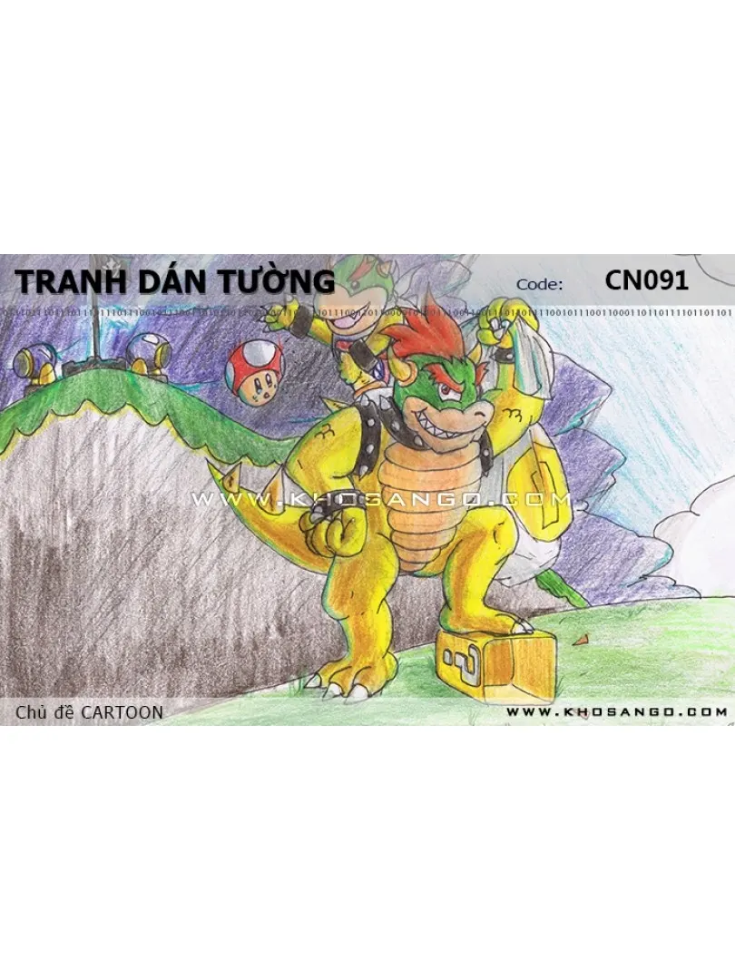 Tranh dán tường CARTOON CN091