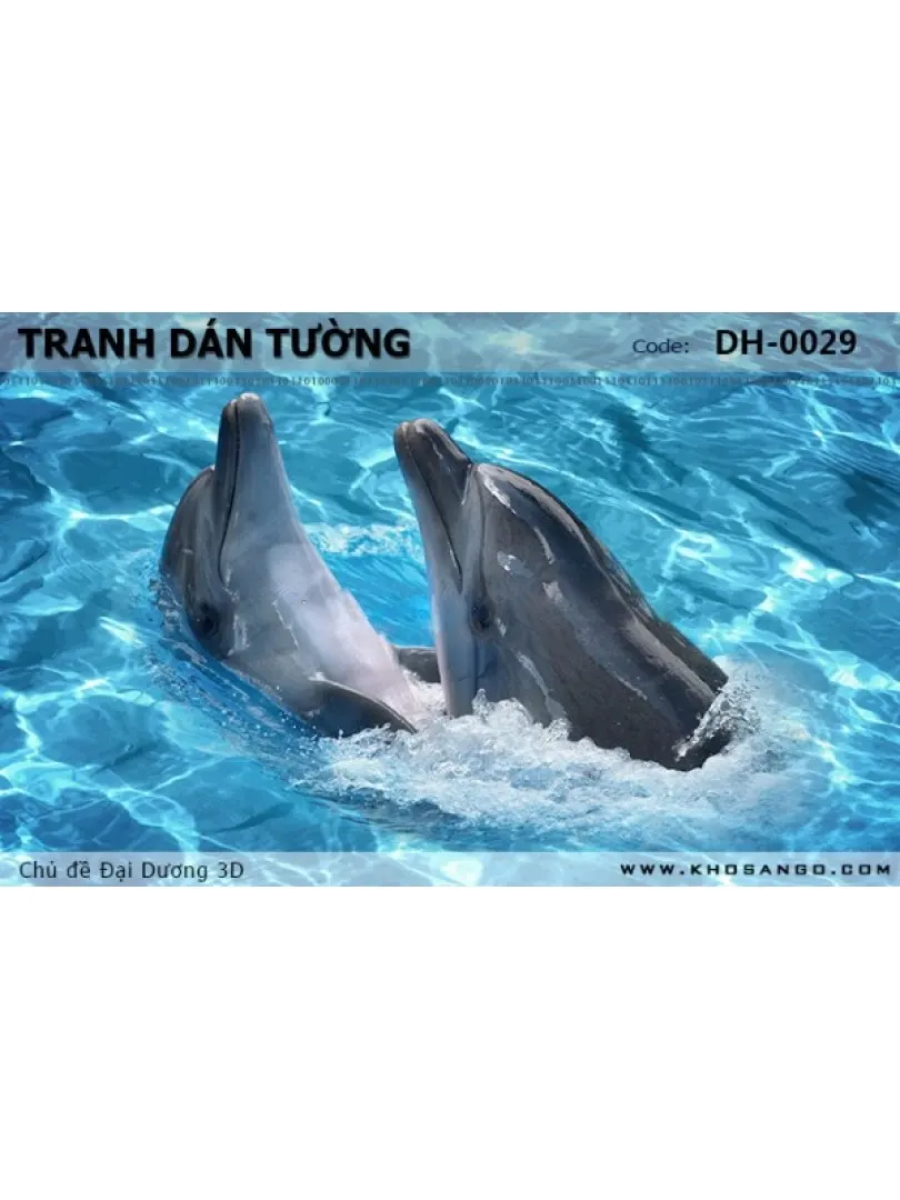 Tranh dán tường Đại Dương 3D DH-0029