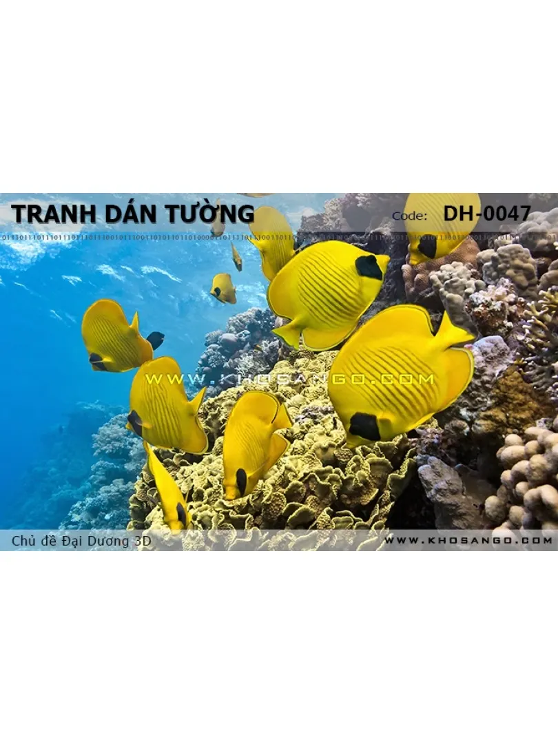 Tranh dán tường Đại Dương 3D DH-0047