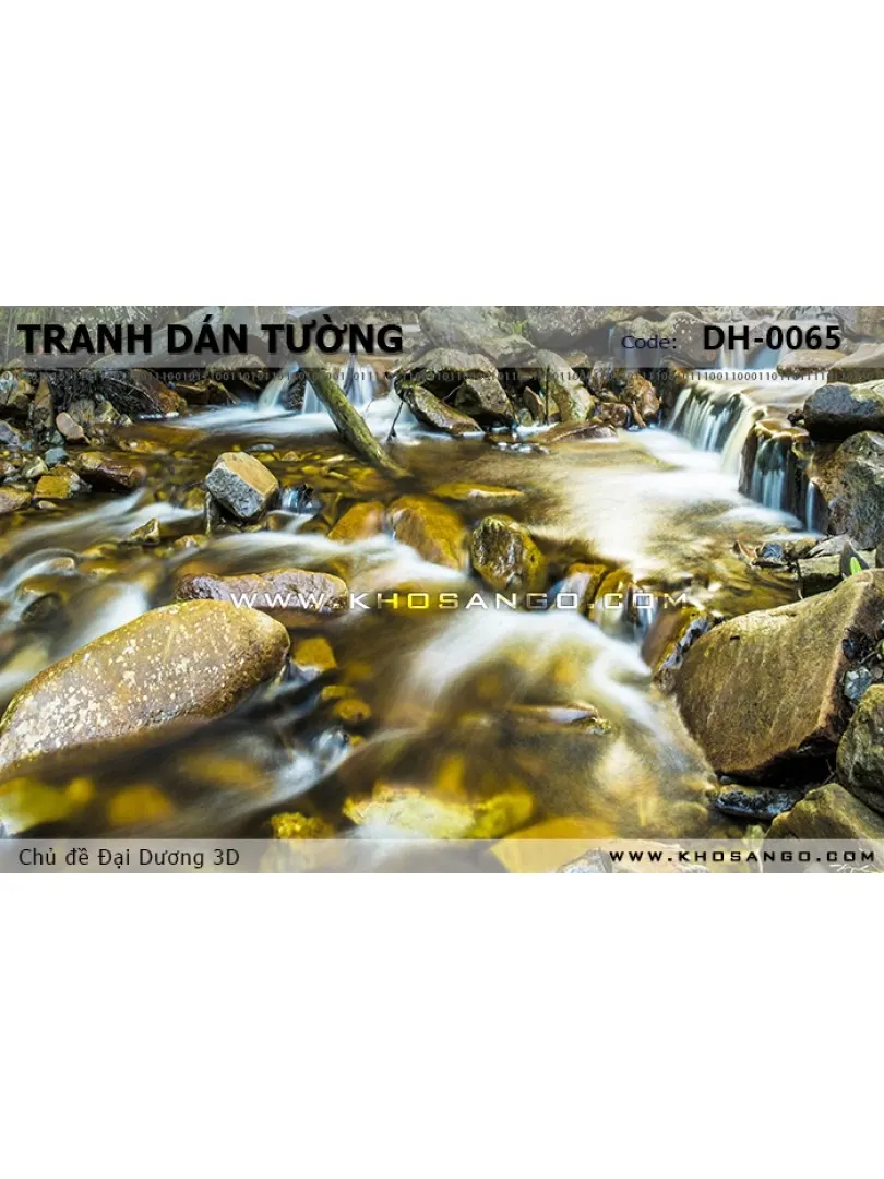 Tranh dán tường Đại Dương 3D DH-0065