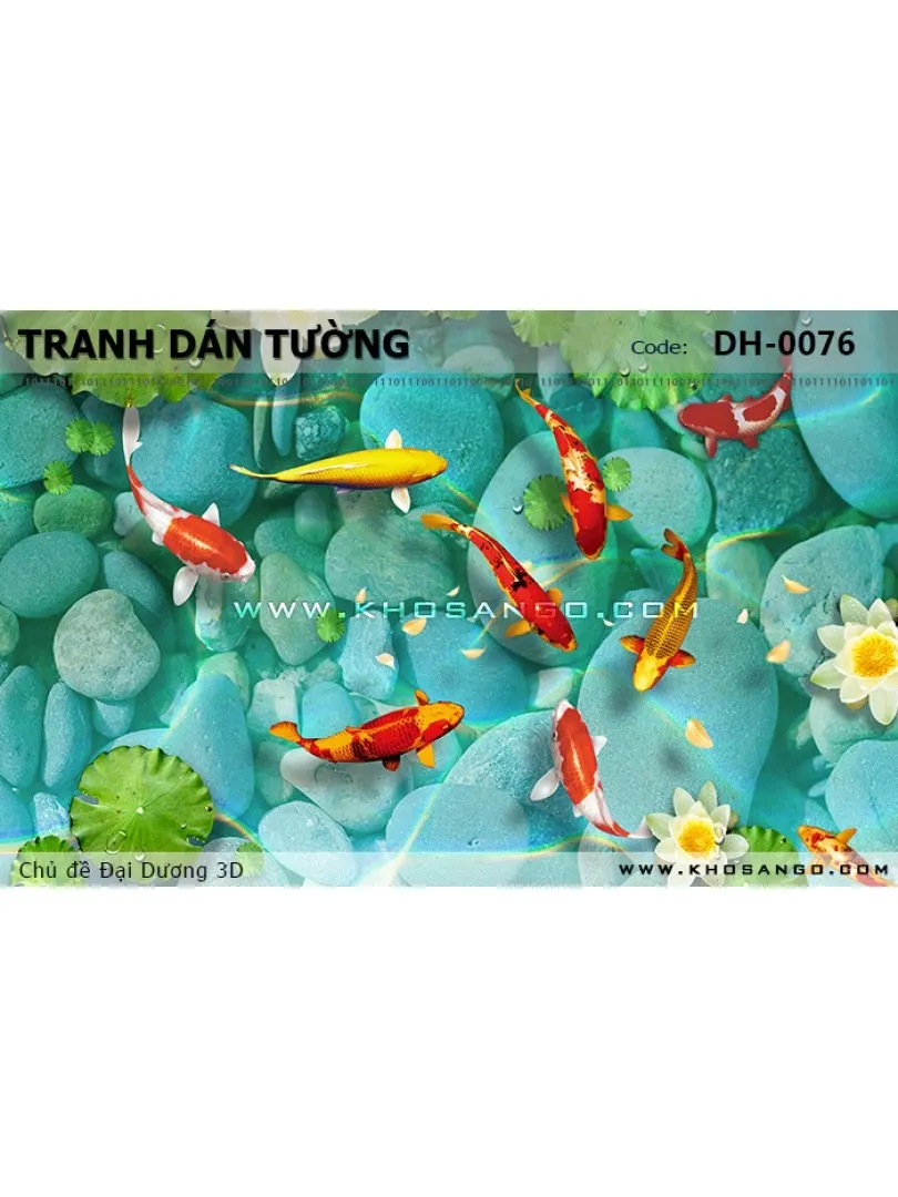 Tranh dán tường Đại Dương 3D DH-0076