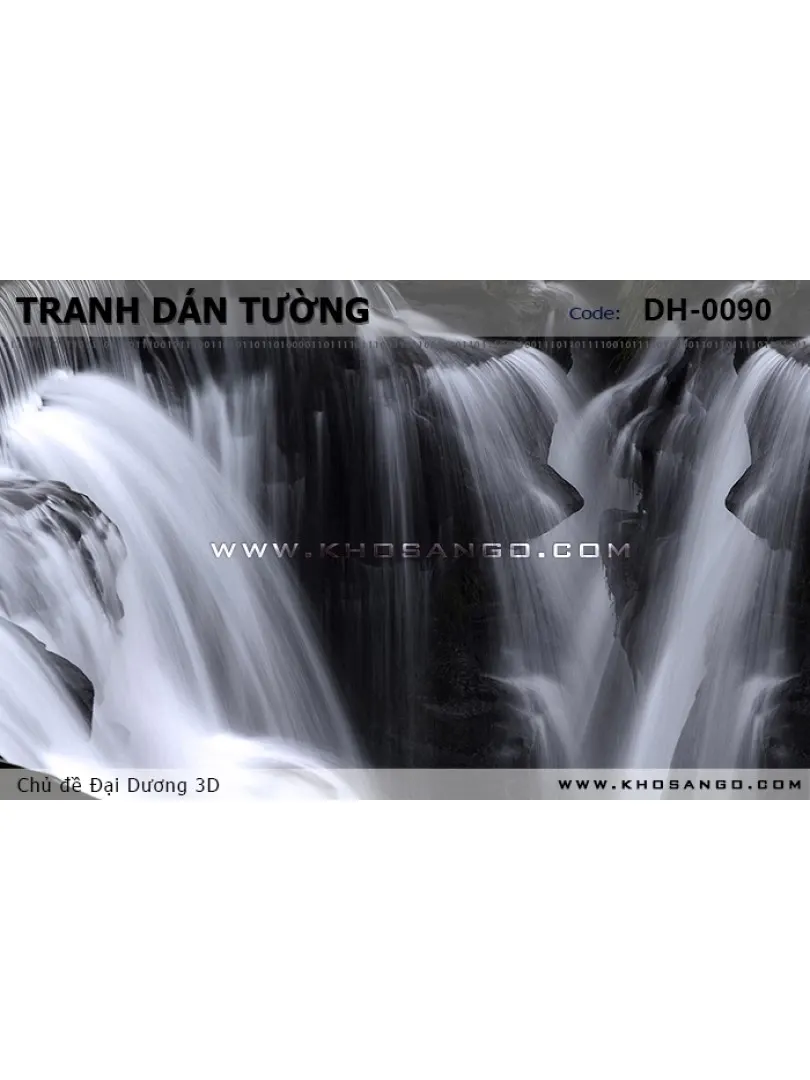 Tranh dán tường Đại Dương 3D DH-0090