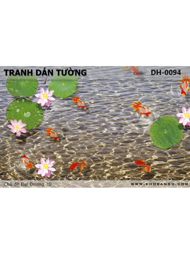 Tranh dán tường Đại Dương 3D DH-0094