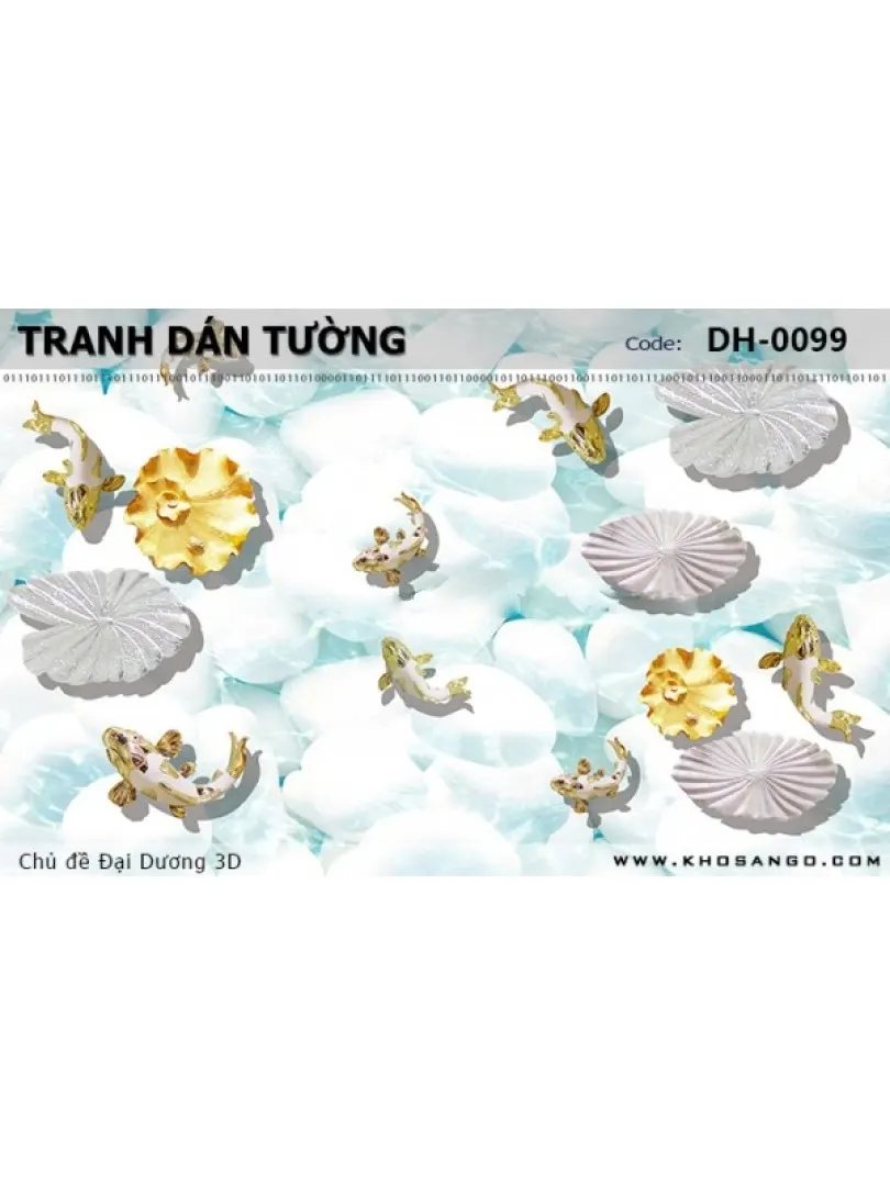 Tranh dán tường Đại Dương 3D DH-0099
